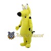 Funny Yellow Dog Mascot Costume