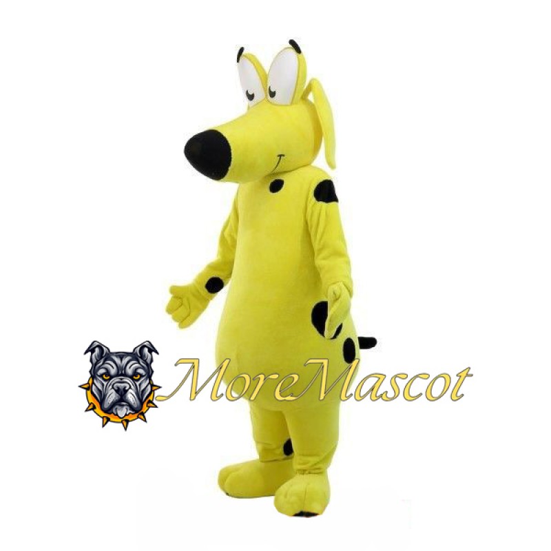 Funny Yellow Dog Mascot Costume