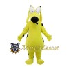 Funny Yellow Dog Mascot Costume