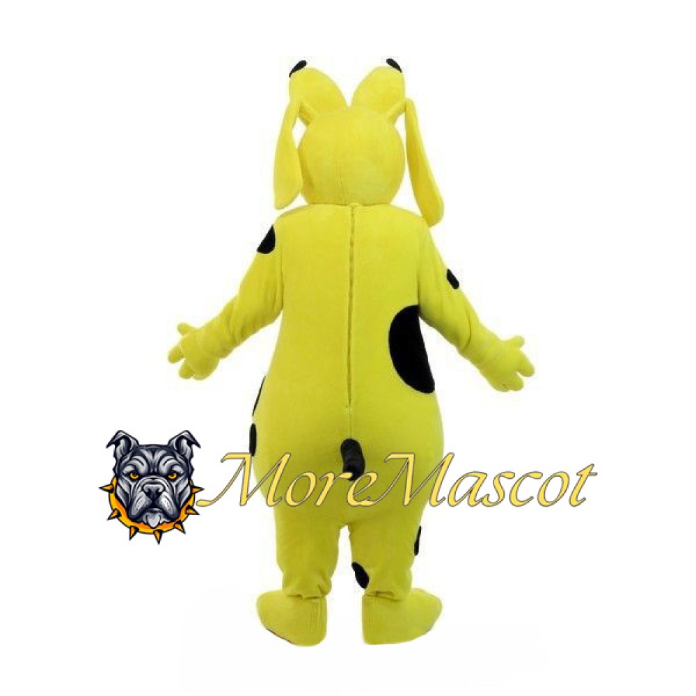 Funny Yellow Dog Mascot Costume