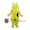 Funny Yellow Dog Mascot Costume