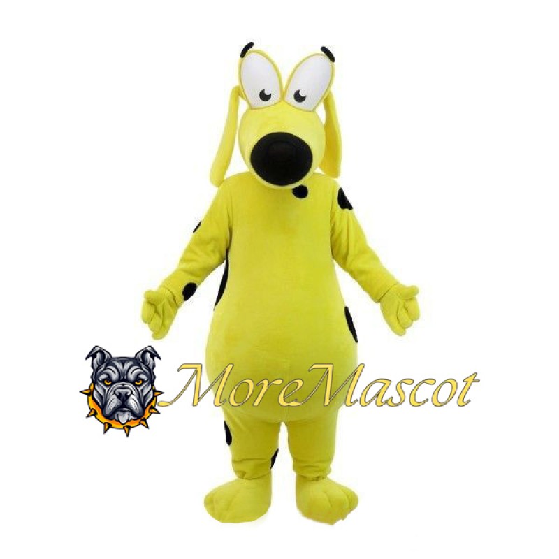 Funny Yellow Dog Mascot Costume