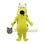 Funny Yellow Dog Mascot Costume