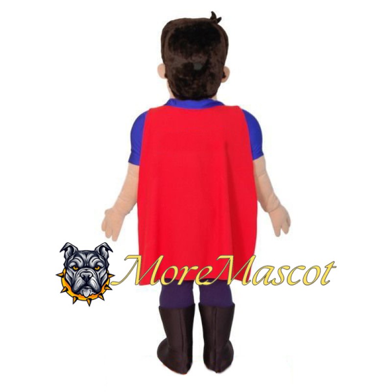 Muscular Superhero Mascot Costume