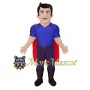 Muscular Superhero Mascot Costume
