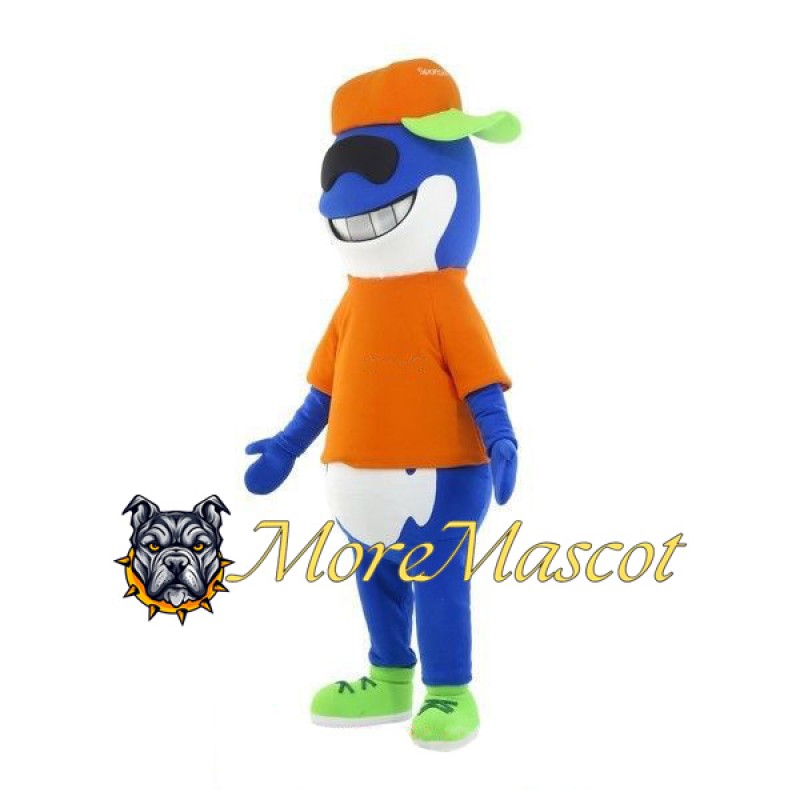 Cool Sport Shark Mascot Costume