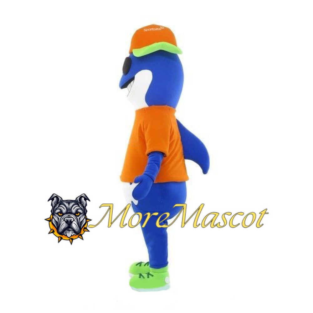 Cool Sport Shark Mascot Costume