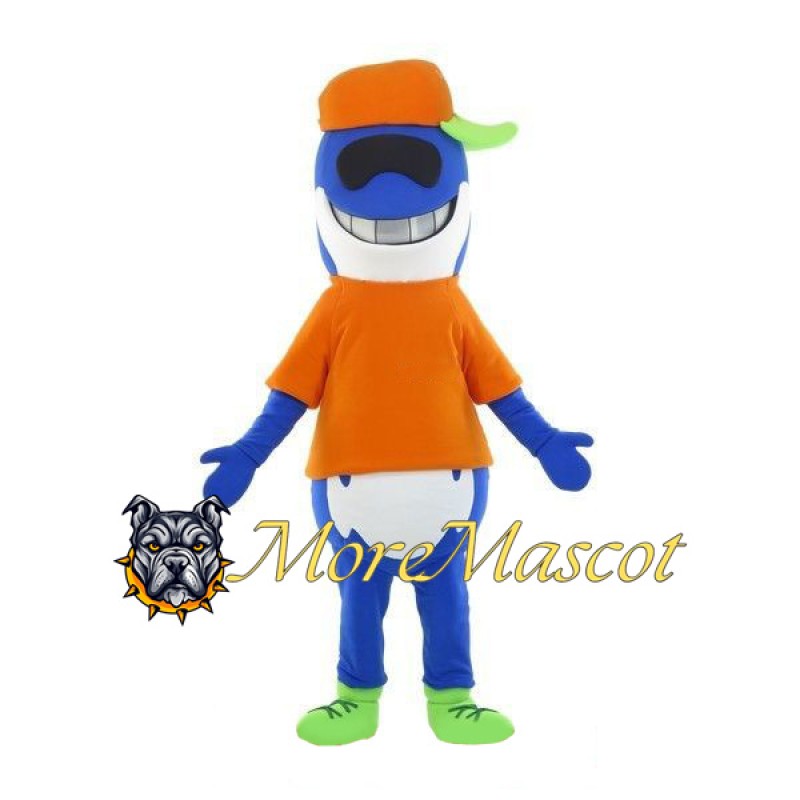 Cool Sport Shark Mascot Costume
