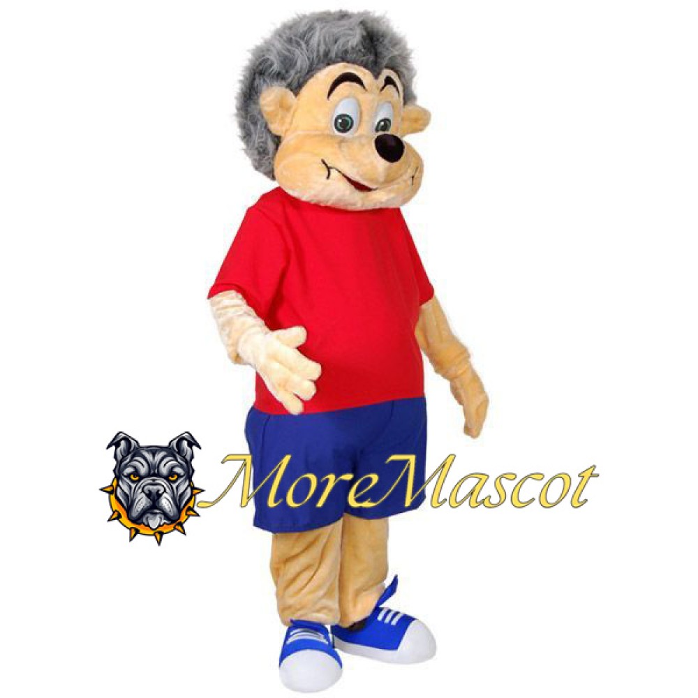 Sport Hedgehog Adult Mascot Costume