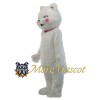 White Cat Mascot Furry Costume