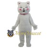 White Cat Mascot Furry Costume