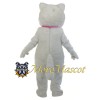 White Cat Mascot Furry Costume