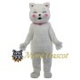 White Cat Mascot Furry Costume
