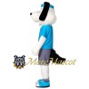 Sporty White Dog Mascot Costume