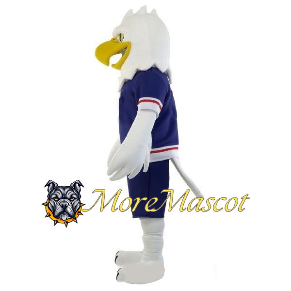Adult White Eagle Mascot Costume