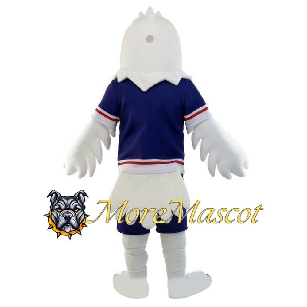 Adult White Eagle Mascot Costume