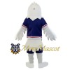 Adult White Eagle Mascot Costume