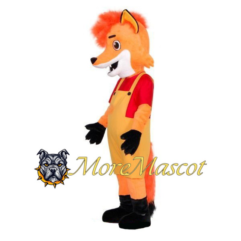 Orange Fox Mascot Costume