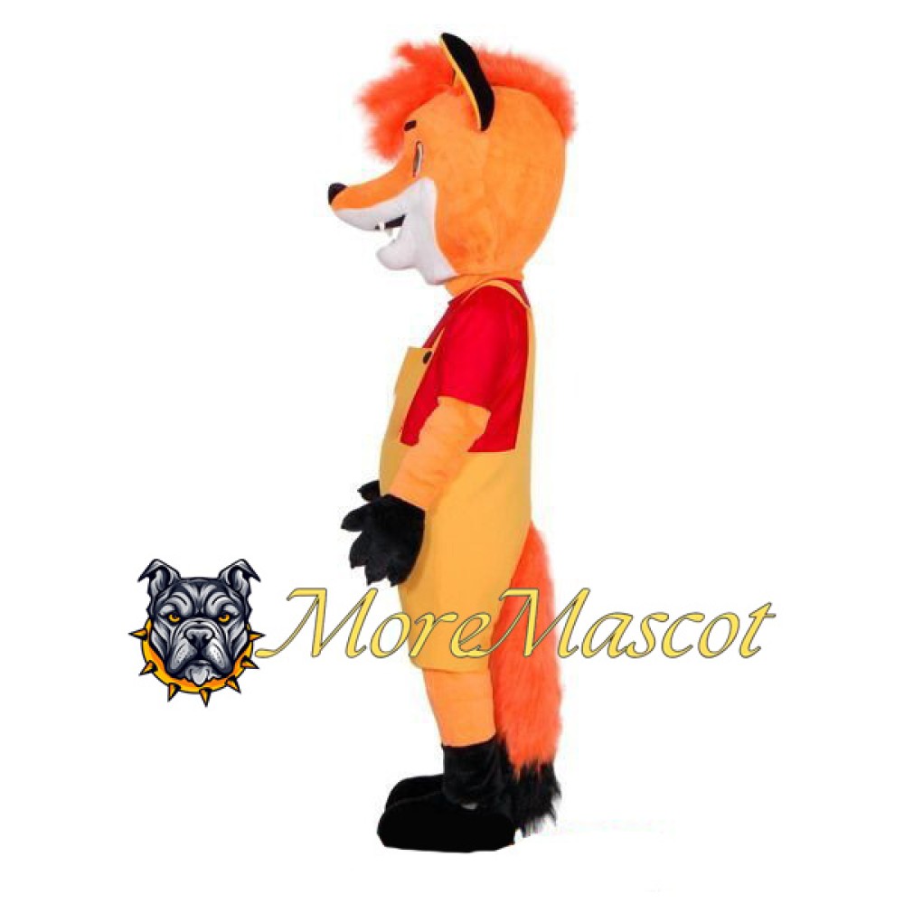 Orange Fox Mascot Costume