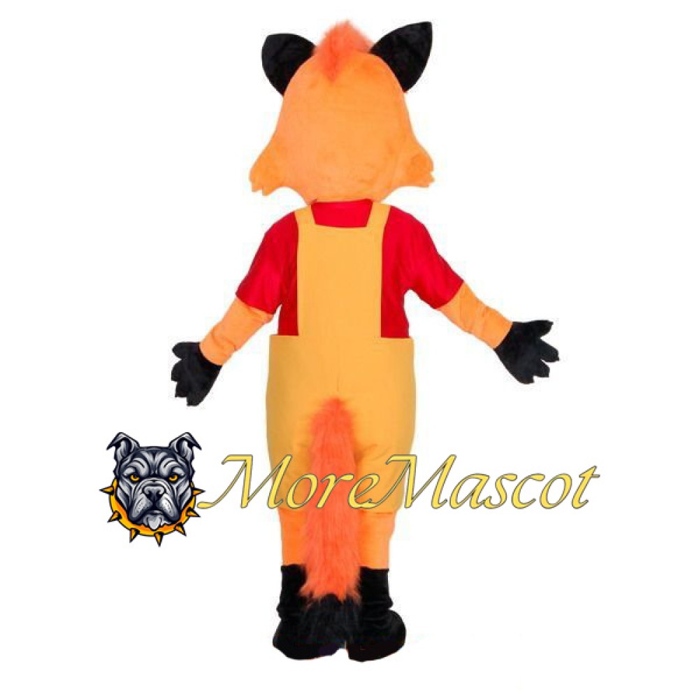 Orange Fox Mascot Costume