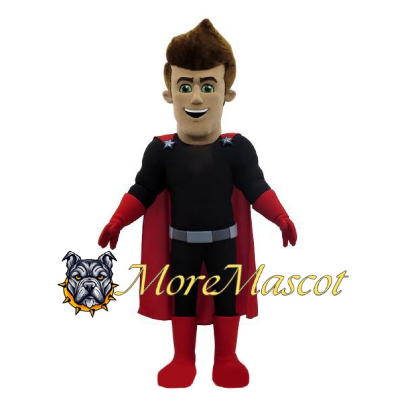Handsome Superman Mascot Costume