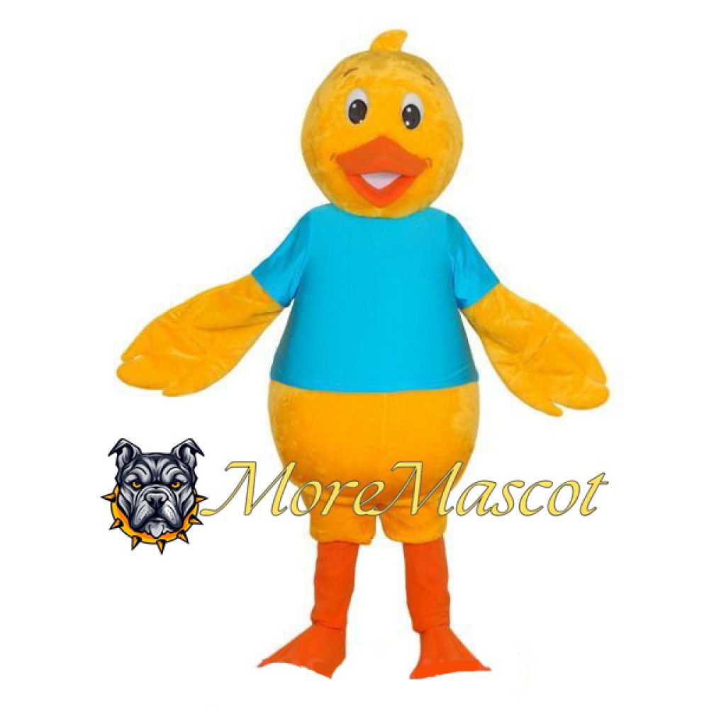 Yellow Duck Mascot Costume