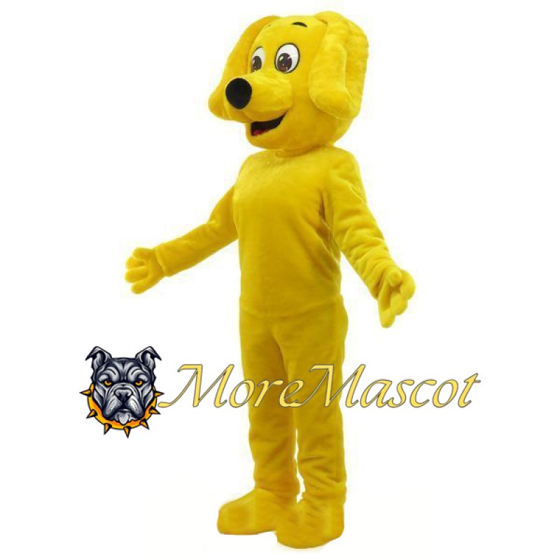 Yellow Dog Mascot Furry Costume