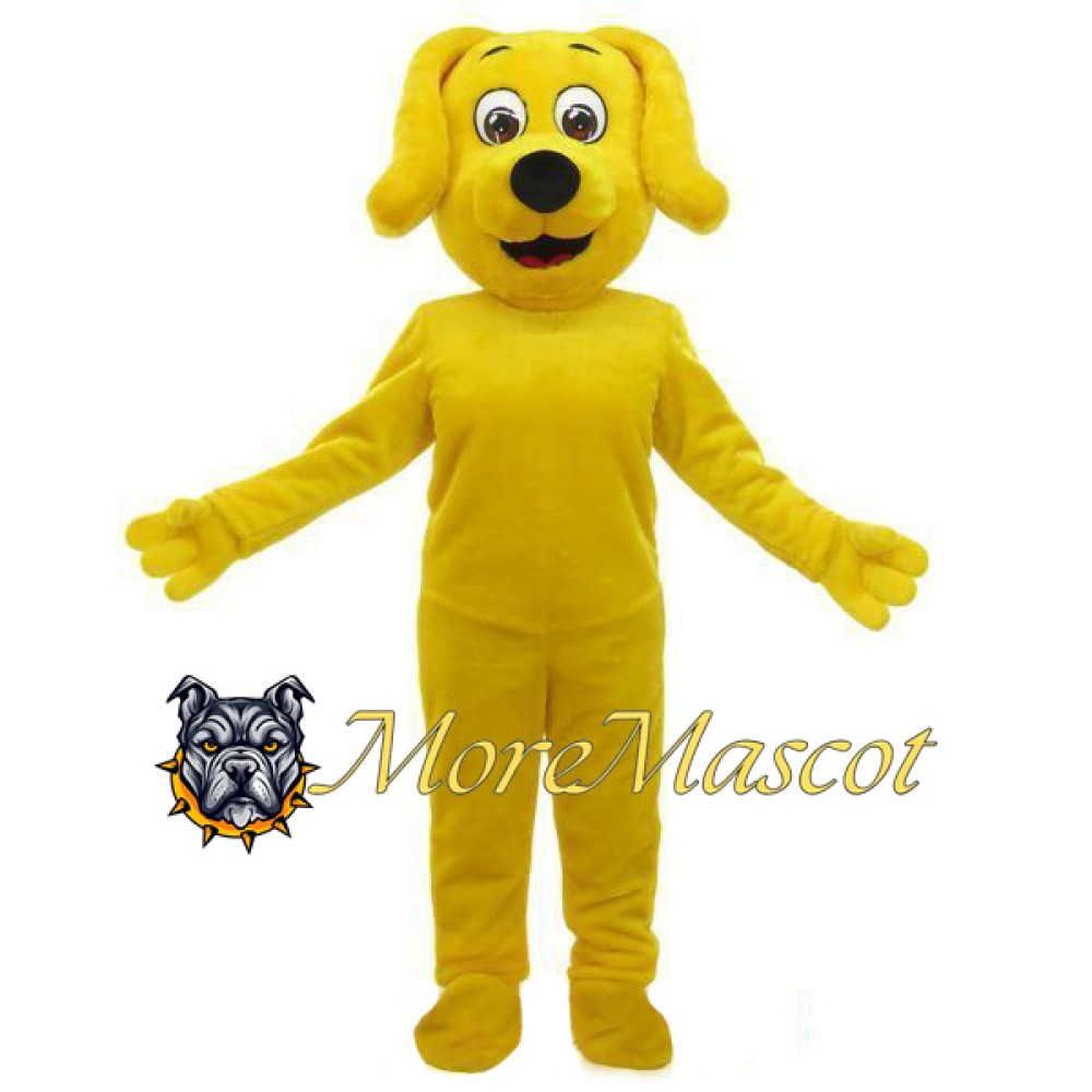 Yellow Dog Mascot Furry Costume