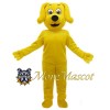 Yellow Dog Mascot Furry Costume