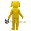 Yellow Dog Mascot Furry Costume