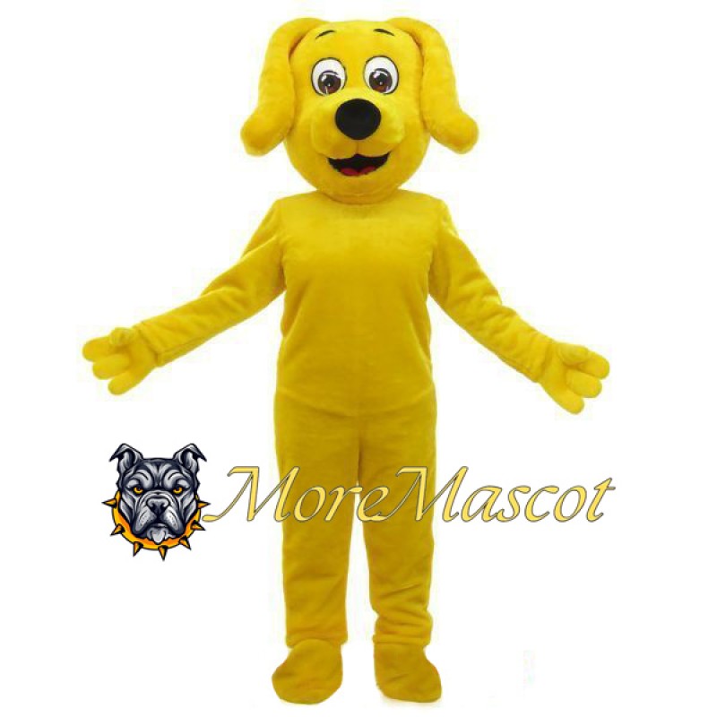 Yellow Dog Mascot Furry Costume