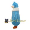 Blue White Penguin Mascot Costume