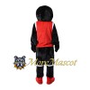 Black Bald Eagle Mascot Costume