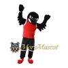 Black Bald Eagle Mascot Costume