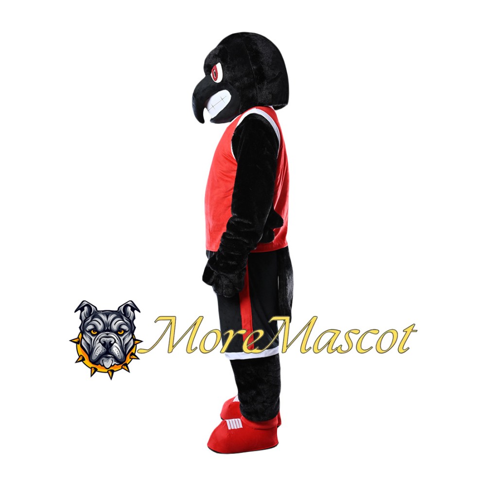 Black Bald Eagle Mascot Costume