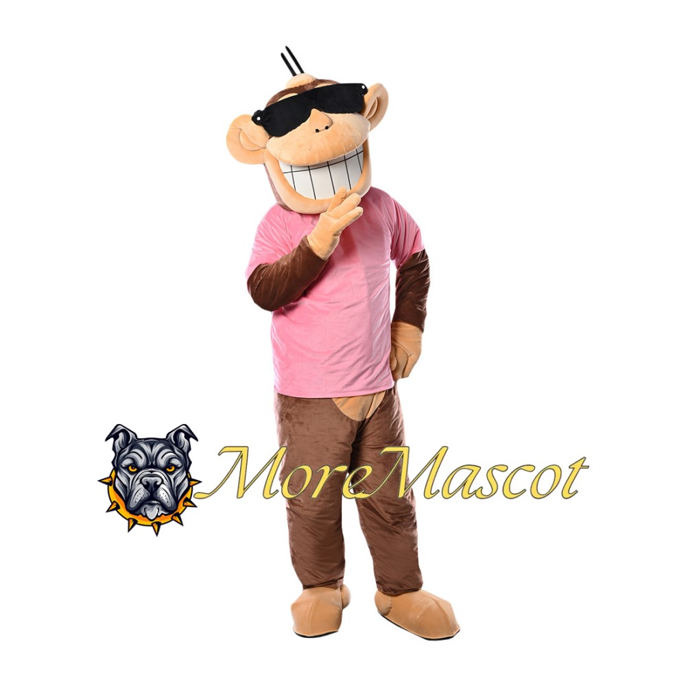 Sunglasses Big Mouth Monkey Mascot Costume