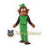 Green Suit Monkey Mascot Costume