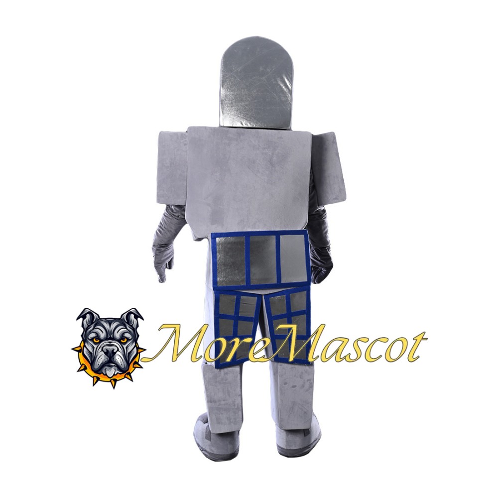 Silver Robot Mascot Costume