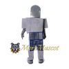 Silver Robot Mascot Costume