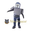 Silver Robot Mascot Costume