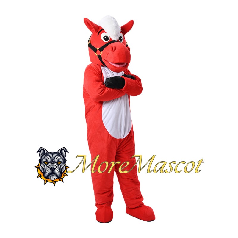 Red Horse Mascot Adult Costume
