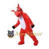 Red Horse Mascot Adult Costume
