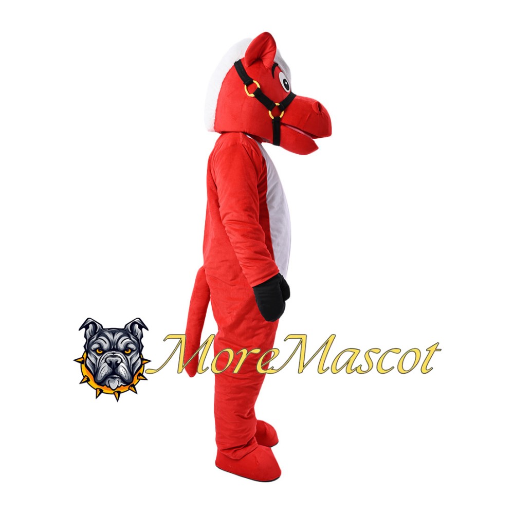 Red Horse Mascot Adult Costume
