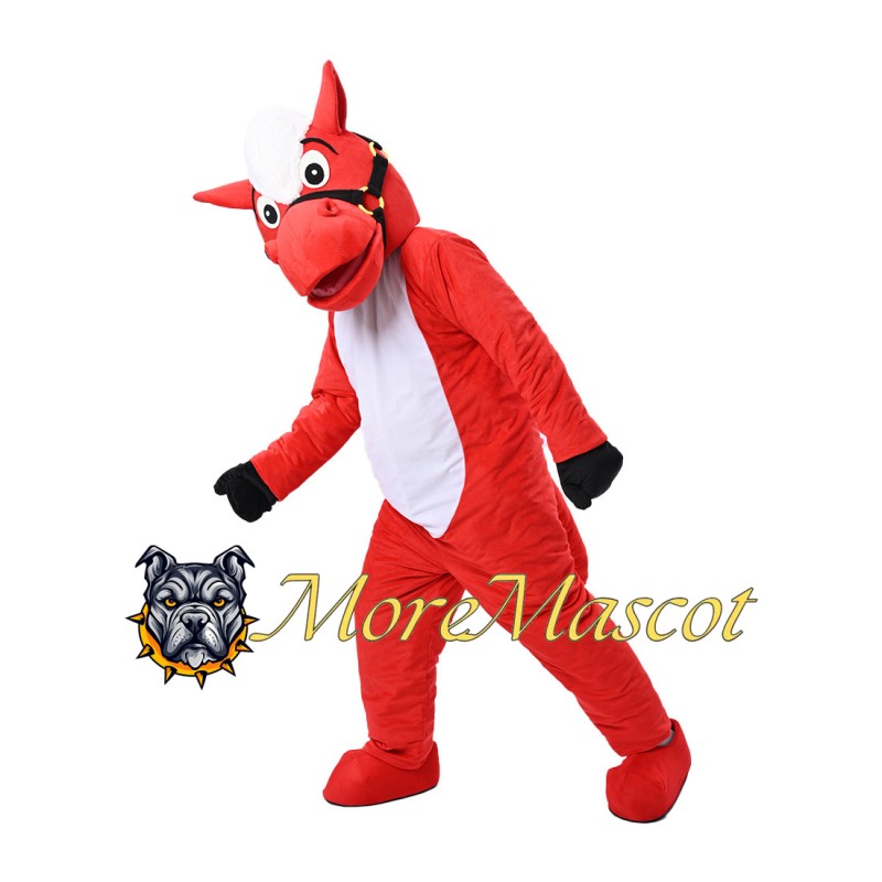 Red Horse Mascot Adult Costume