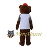 Comfortable Brown Bear Mascot Costume