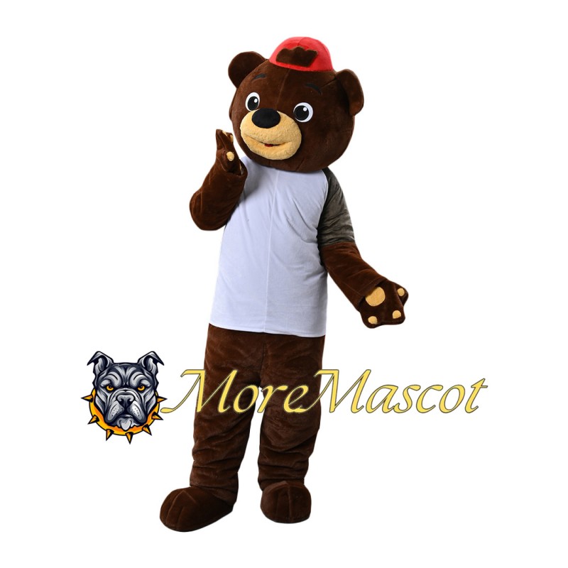 Comfortable Brown Bear Mascot Costume