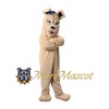 Khaki Bulldog Adult Mascot Costume