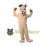 Khaki Bulldog Adult Mascot Costume