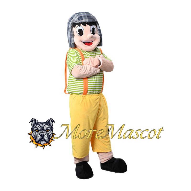 Overall Boy Mascot Costume