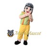 Overall Boy Mascot Costume